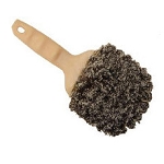 Black & White Plastic Bristle Utility Brush – 20'' Handle